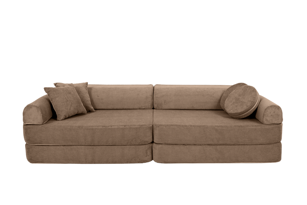 Large Modular Sofa for Kids - Slimcord Corduroy Brown