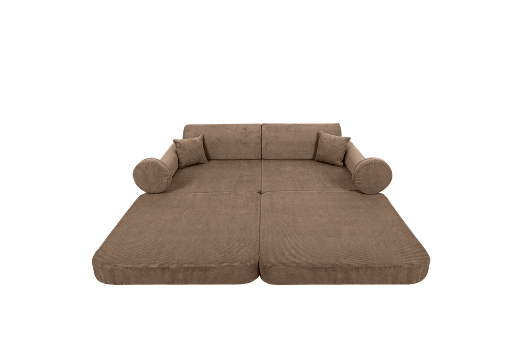 Large Modular Sofa for Kids - Slimcord Corduroy Brown